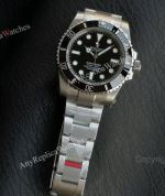 VS Factory Rolex Cal.3130 Movement 40mm Black Face Black Ceramic Bezel Watch